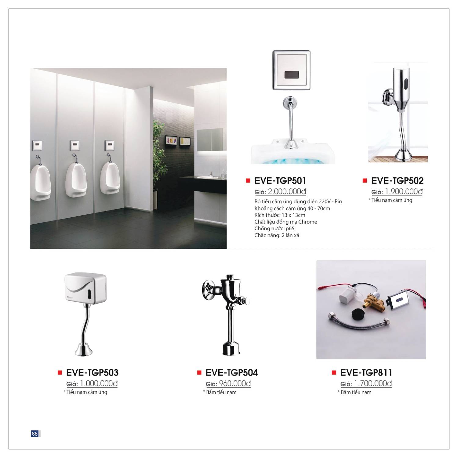 Thiết bị vệ sinh EVEREST Catalogue và Bảng giá mới nhất 2025 /Page 66